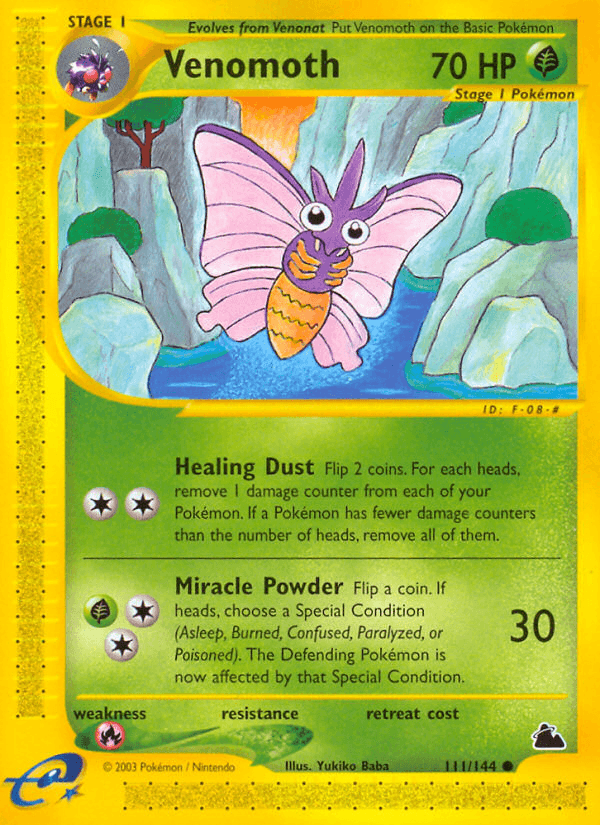 Venomoth Pokémon card
