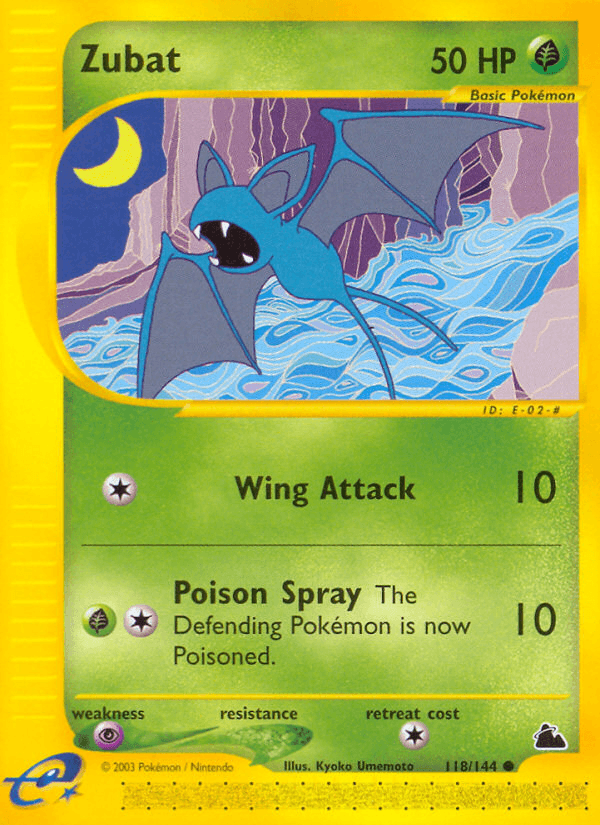 Zubat Pokémon card