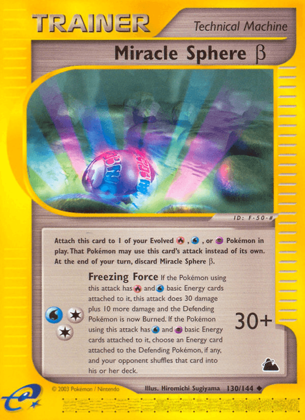 Miracle Sphere β Pokémon card