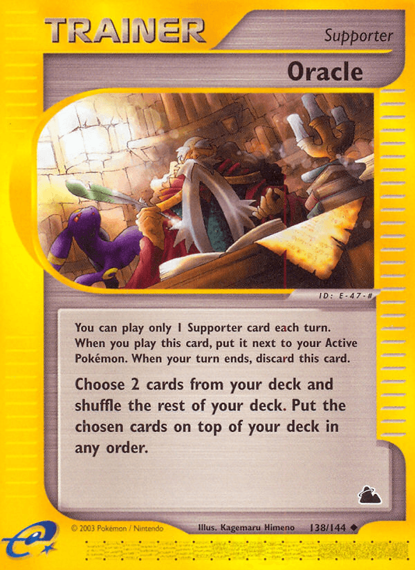 Oracle Pokémon card