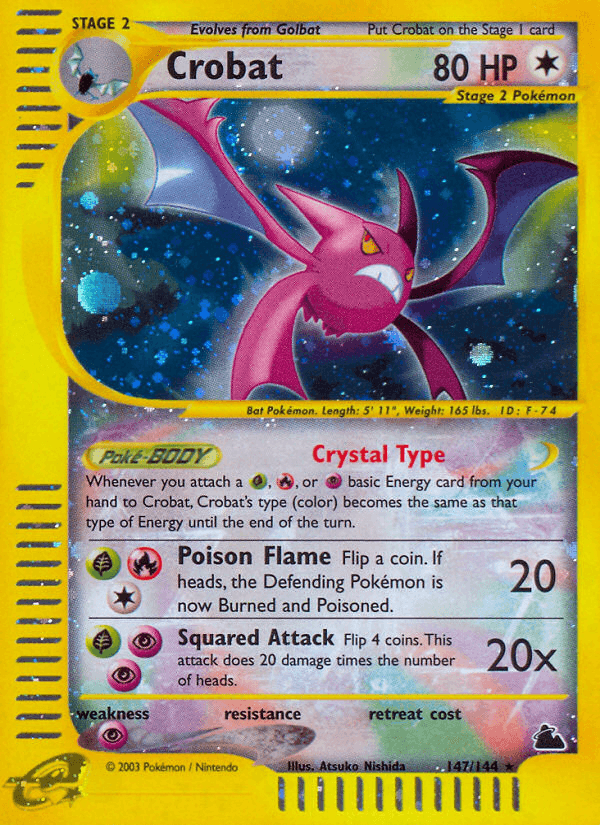 Crobat Pokémon card