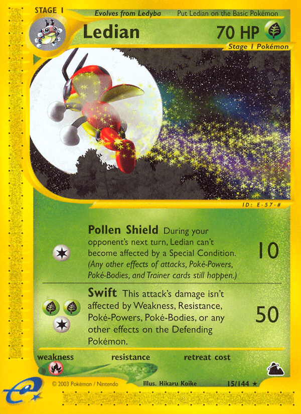 Ledian Pokémon card