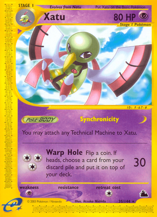 Xatu Pokémon card