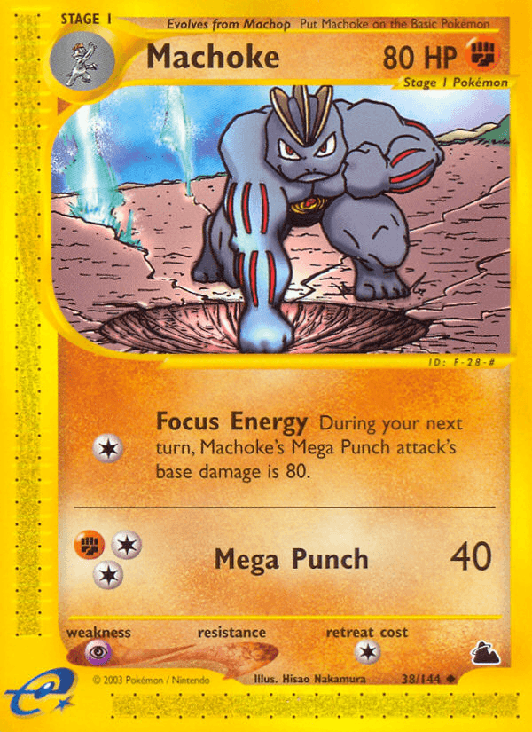 Machoke Pokémon card