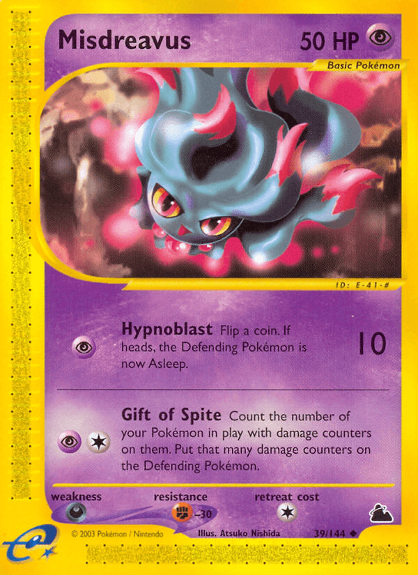 Misdreavus Pokémon card