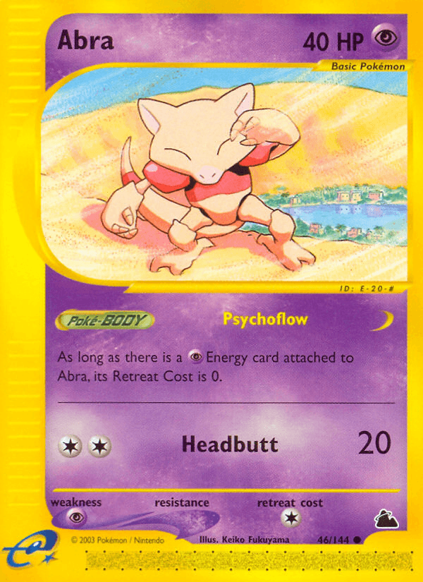 Abra Pokémon card