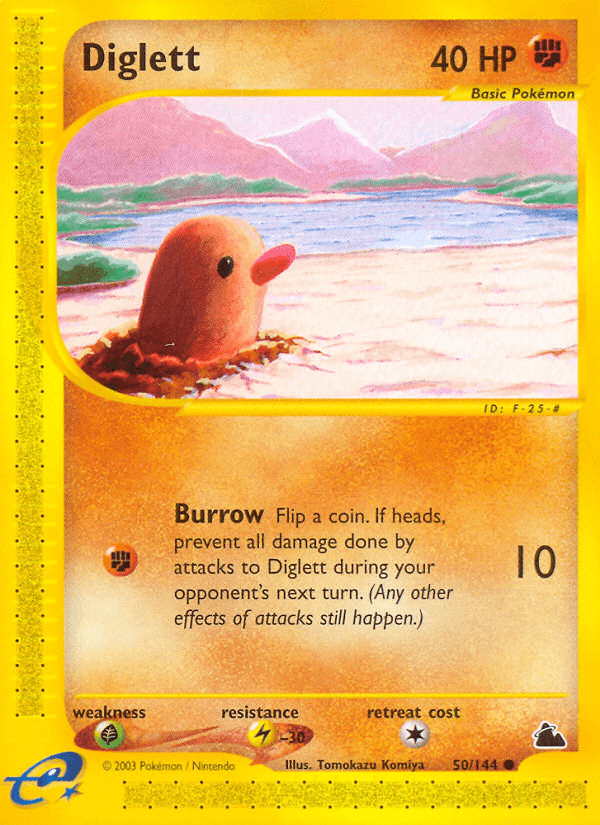 Diglett Pokémon card
