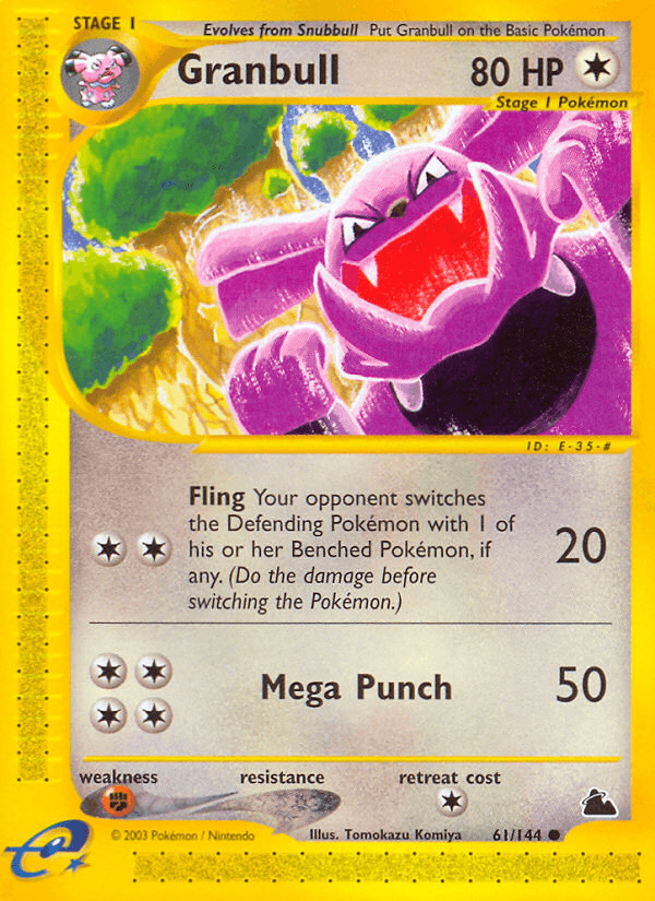 Granbull Pokémon card