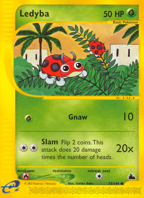 Ledyba Pokémon card