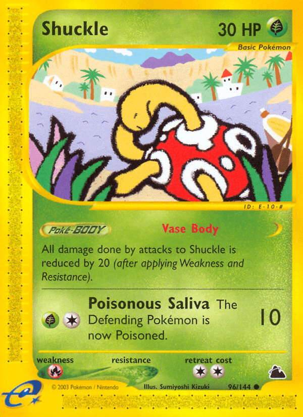 Shuckle Pokémon card