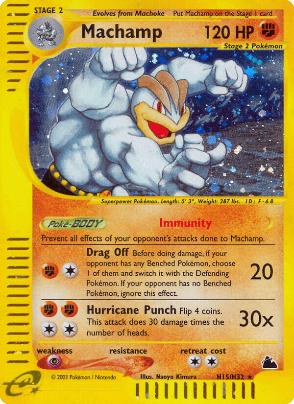 Machamp Pokémon card
