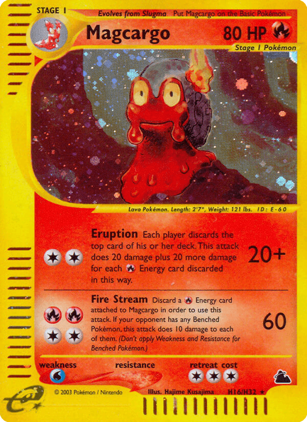 Magcargo Pokémon card