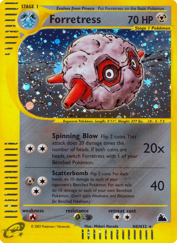 Forretress Pokémon card