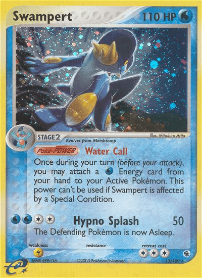 Swampert Pokémon card