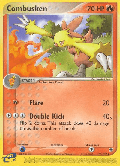 Combusken Pokémon card