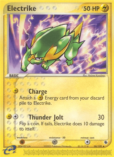 Electrike Pokémon card