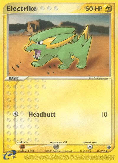 Electrike Pokémon card
