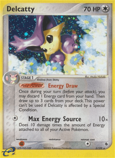 Delcatty Pokémon card