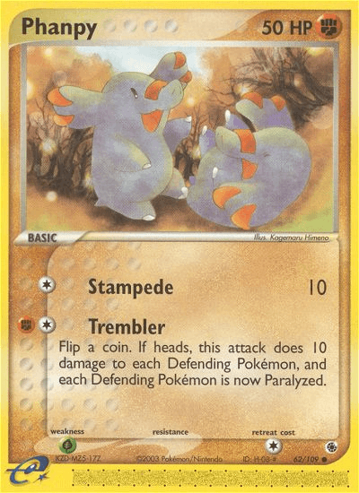 Phanpy Pokémon card