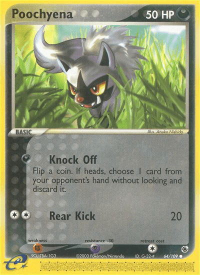 Poochyena Pokémon card
