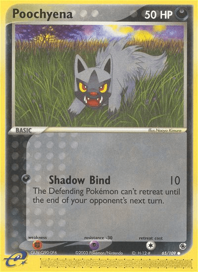 Poochyena Pokémon card