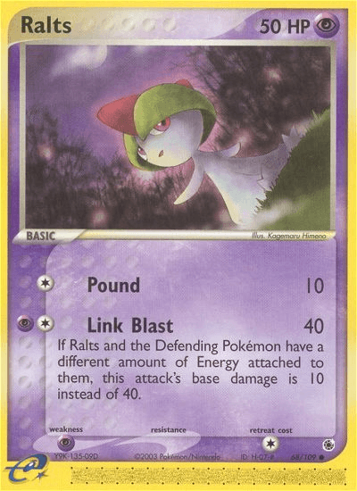 Ralts Pokémon card