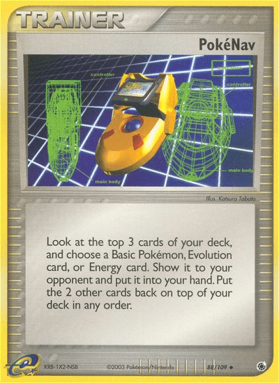 PokéNav Pokémon card
