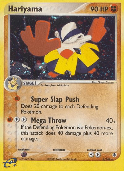 Hariyama Pokémon card