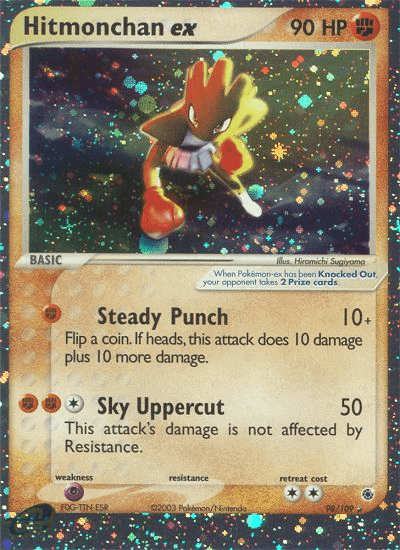 Hitmonchan ex Pokémon card