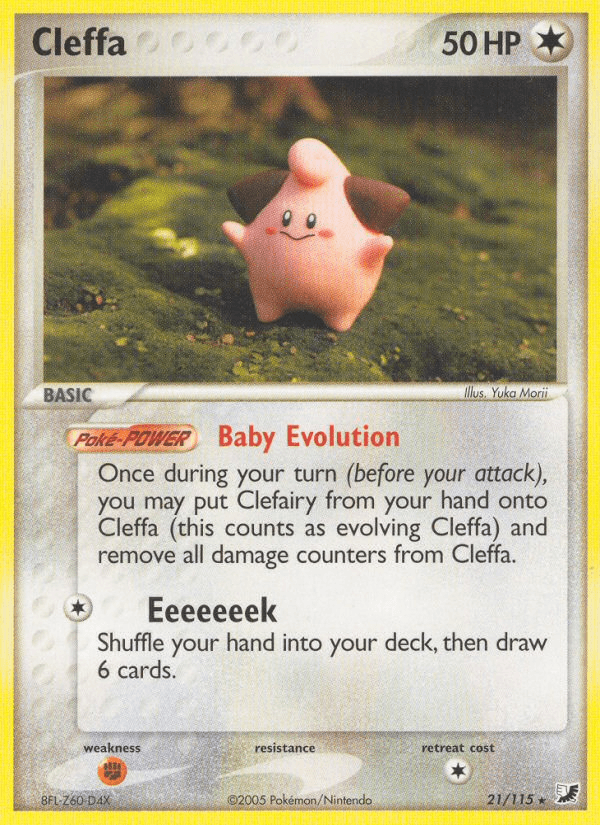 Cleffa Pokémon card