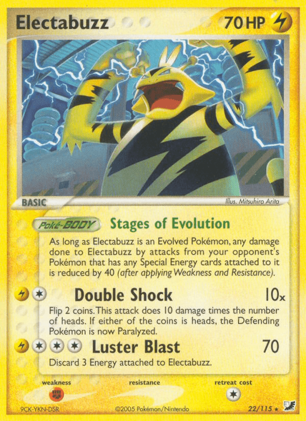 Electabuzz Pokémon card