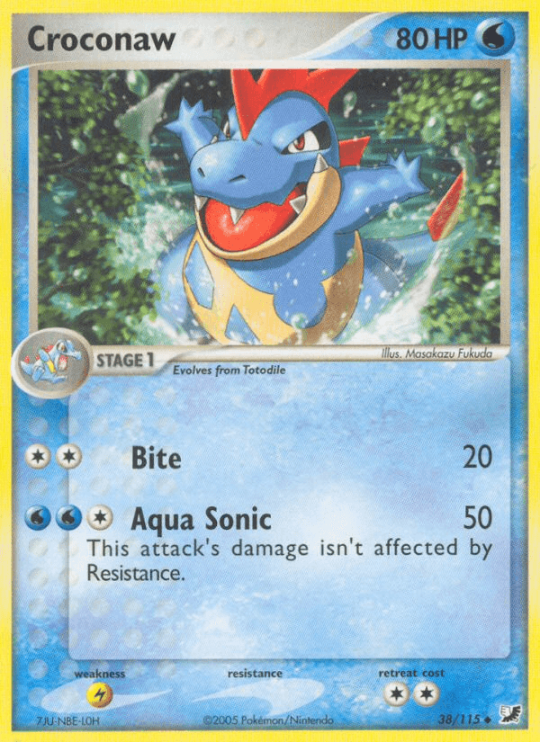 Croconaw Pokémon card