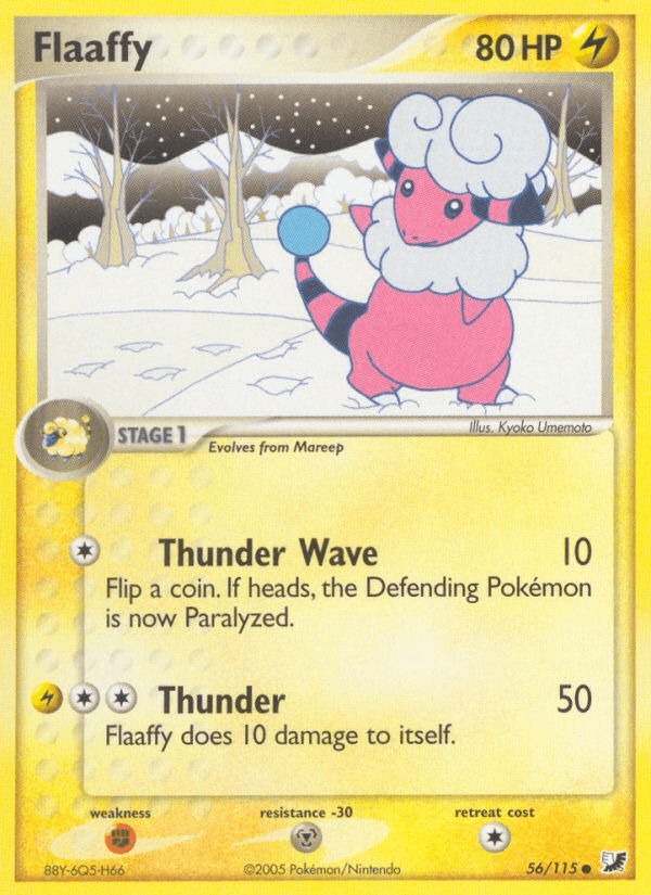 Flaaffy Pokémon card