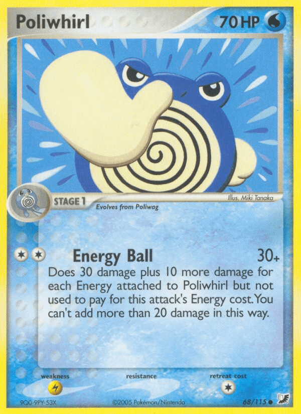 Poliwhirl Pokémon card