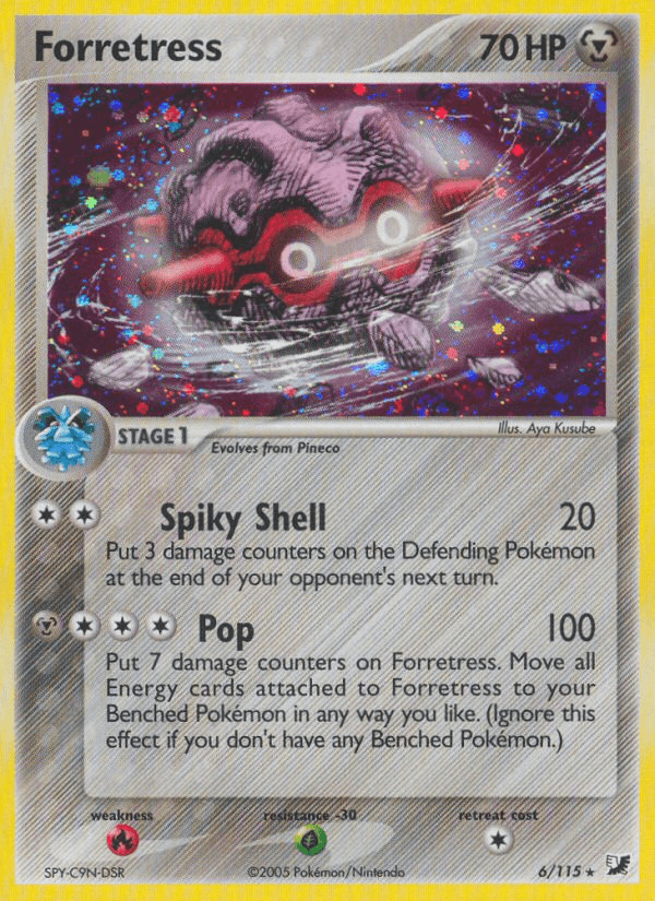 Forretress Pokémon card