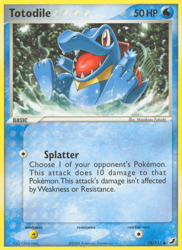 Totodile Pokémon card