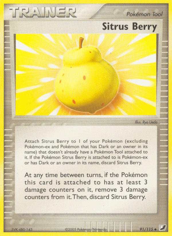 Sitrus Berry Pokémon card