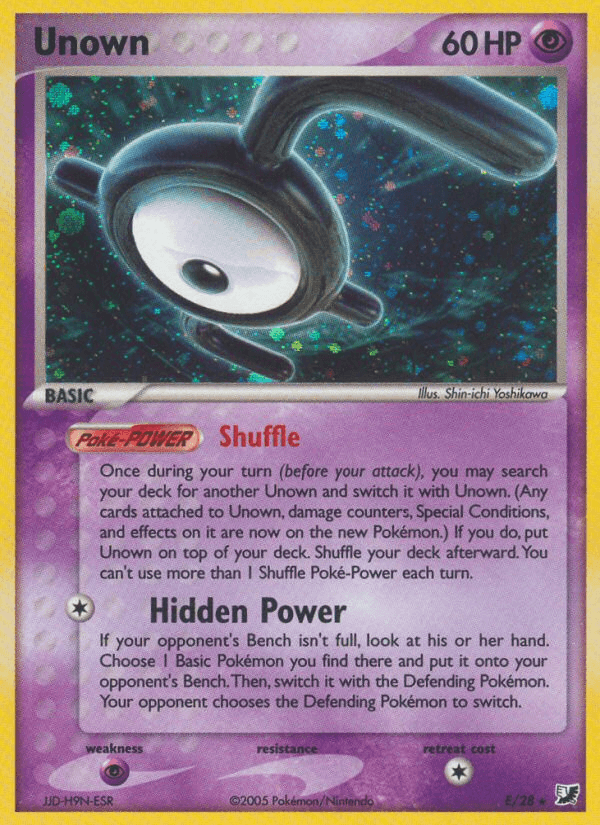 Unown Pokémon card