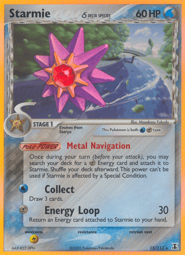 Starmie δ Pokémon card