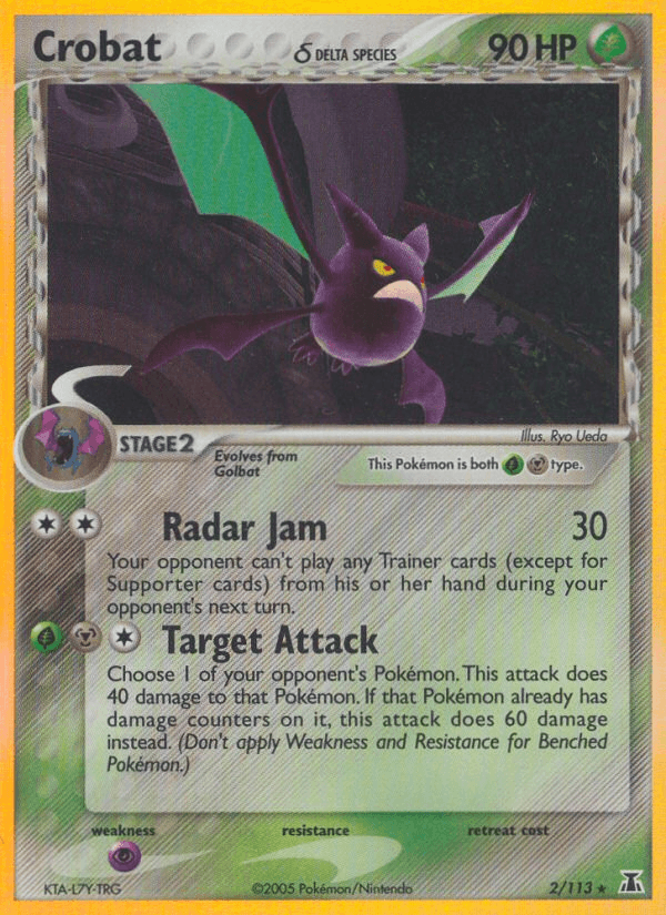 Crobat δ Pokémon card