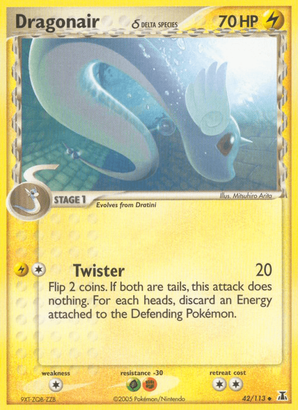 Dragonair δ Pokémon card