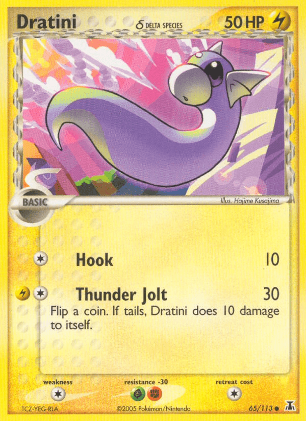 Dratini δ Pokémon card