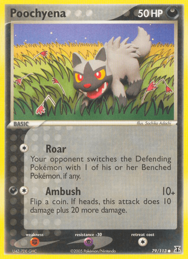 Poochyena Pokémon card