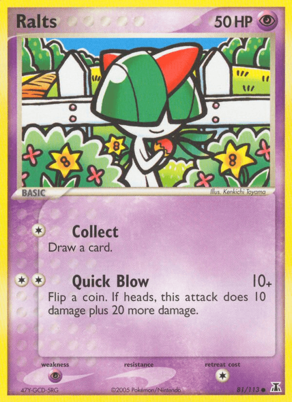 Ralts Pokémon card