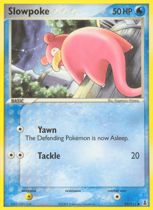 Slowpoke Pokémon card