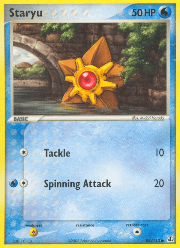 Staryu Pokémon card