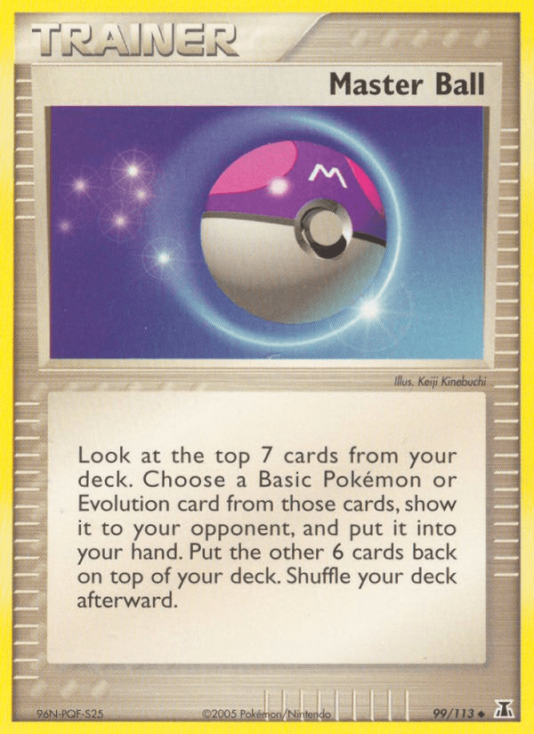Master Ball Pokémon card