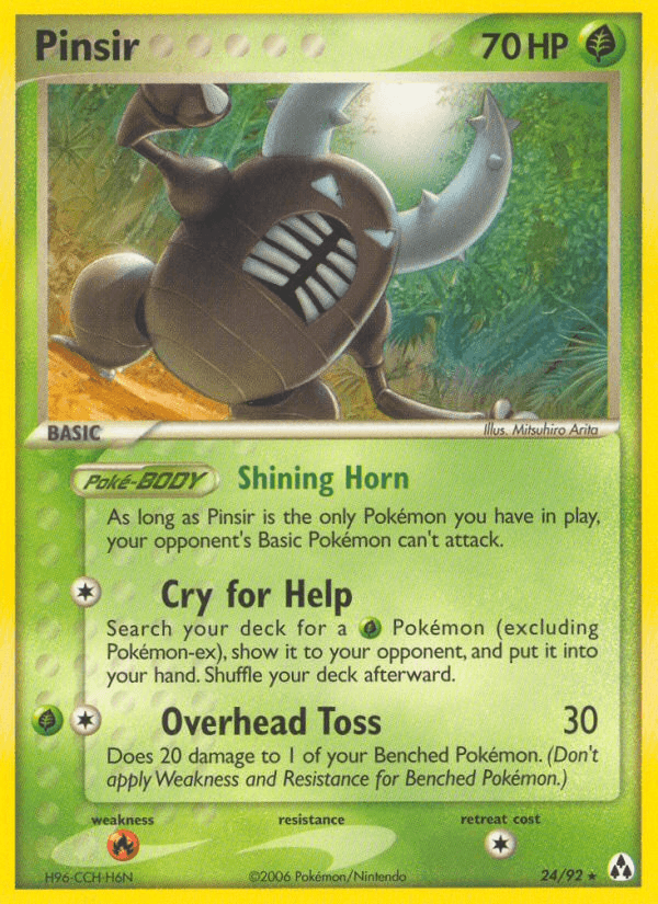 Pinsir Pokémon card