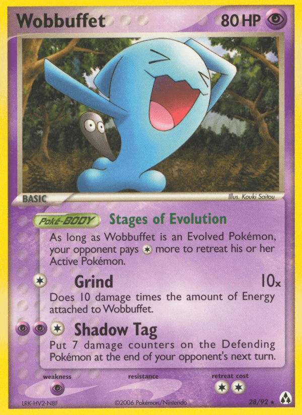 Wobbuffet Pokémon card