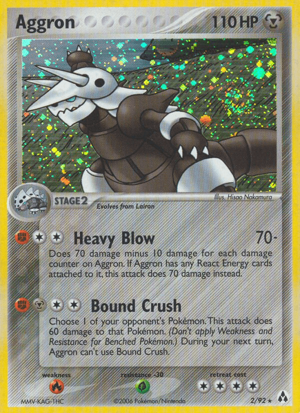 Aggron Pokémon card